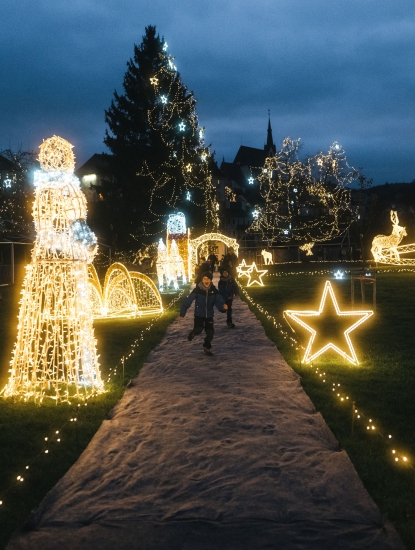 Světelný park Český Krumlov