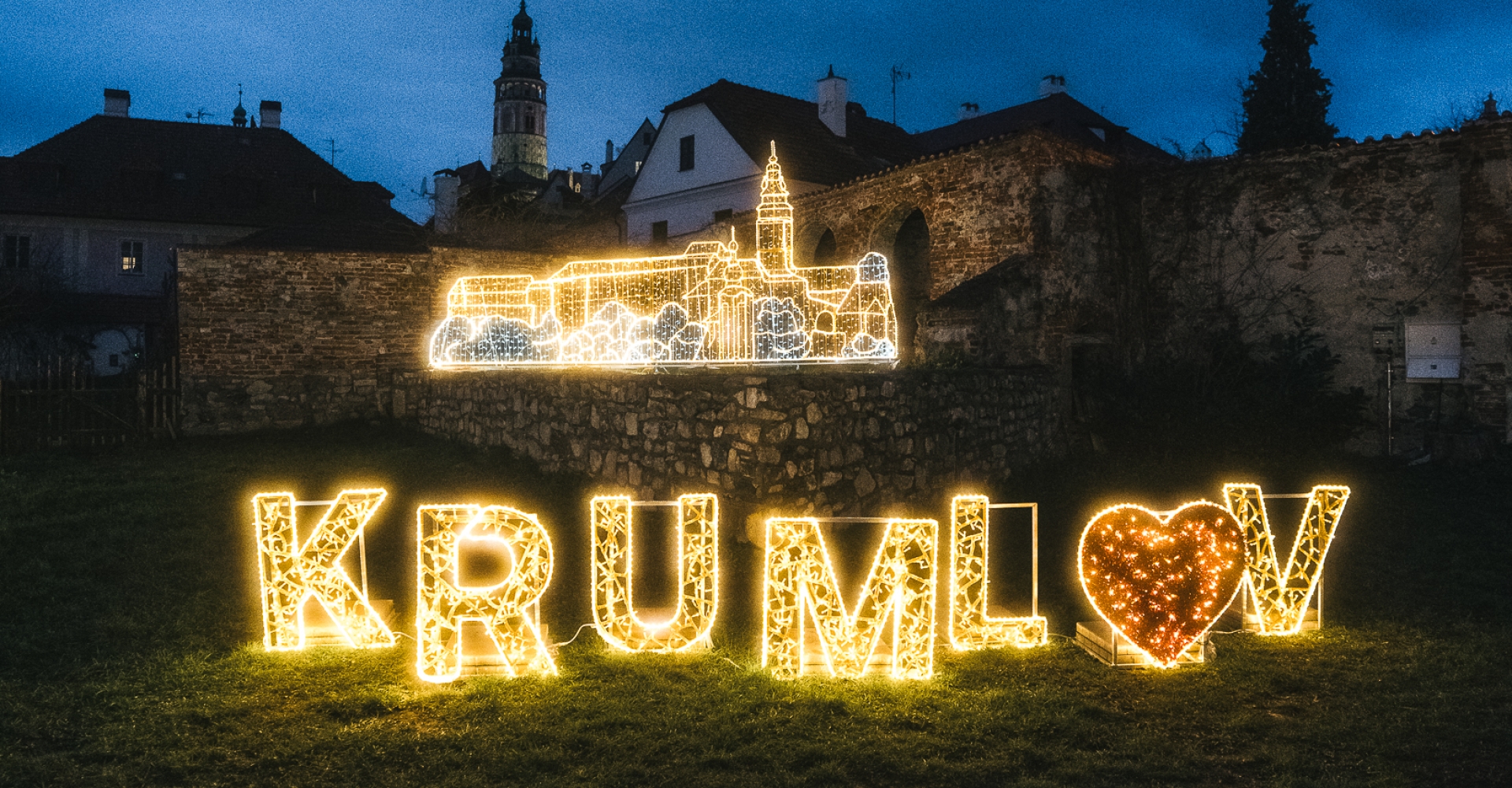 Světelný park rozzáří Český Krumlov