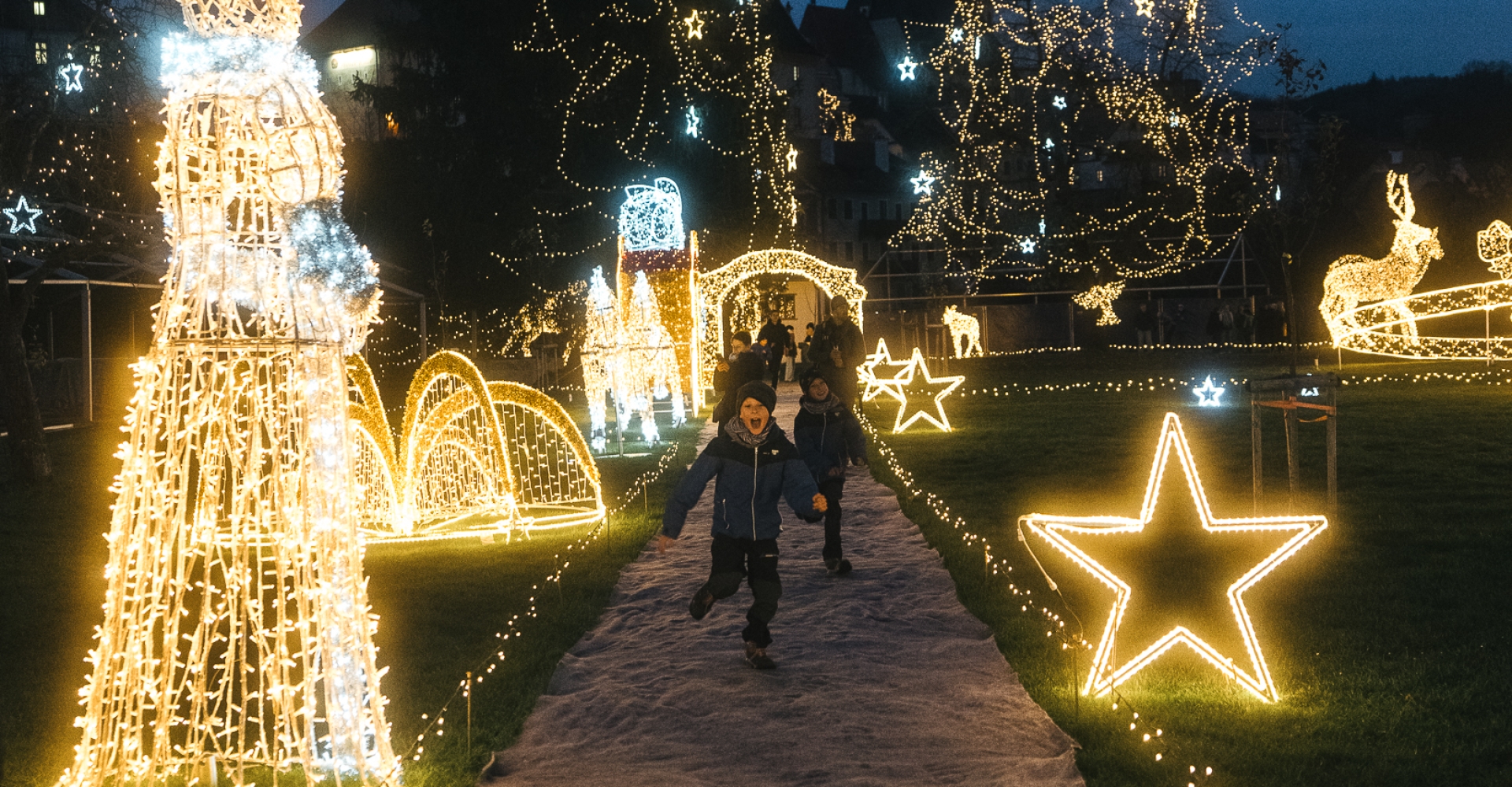 Světelný park rozzáří Český Krumlov