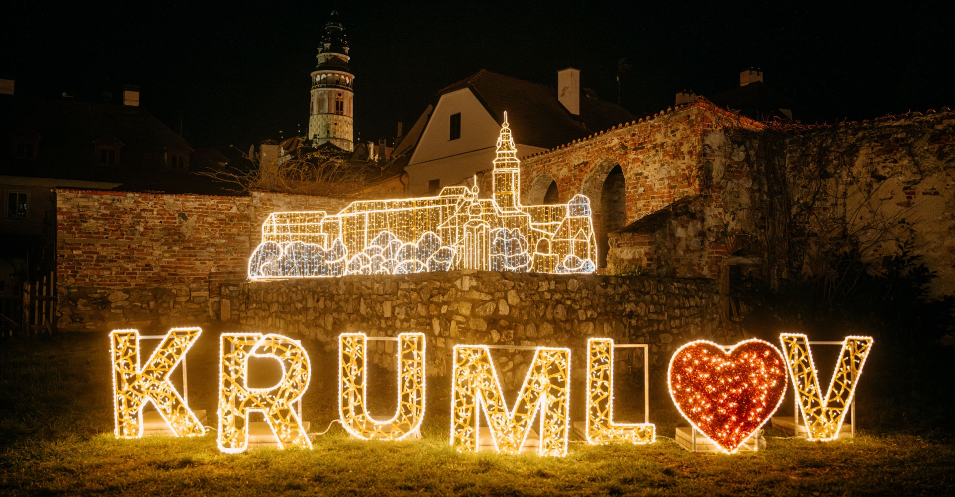 Světelný park Český Krumlov