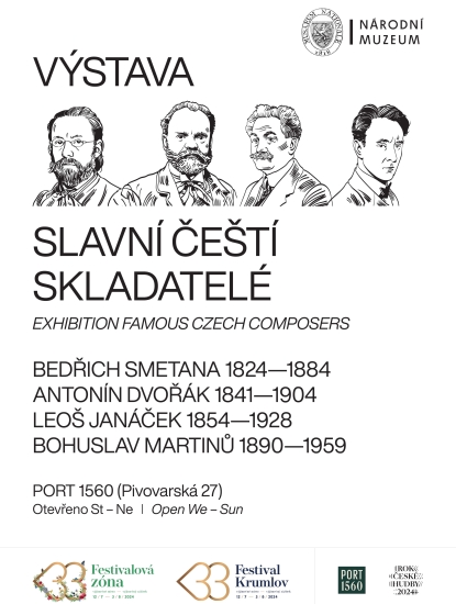 The "Famous Czech Composers" exhibition